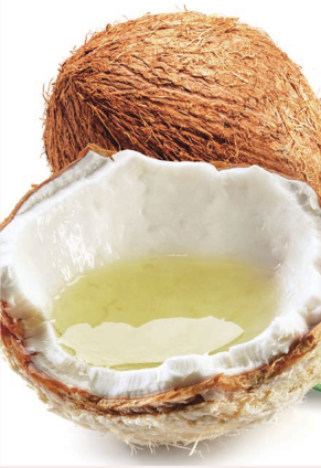 L'olio di cocco aderisce agli steli formando un leggero e non untuoso film riempitivo e protettivo che regala una ritrovata lucentezza alla capigliatura